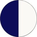 L'Homme Slim Fit Jeans - Dark Blue+OFFWhite