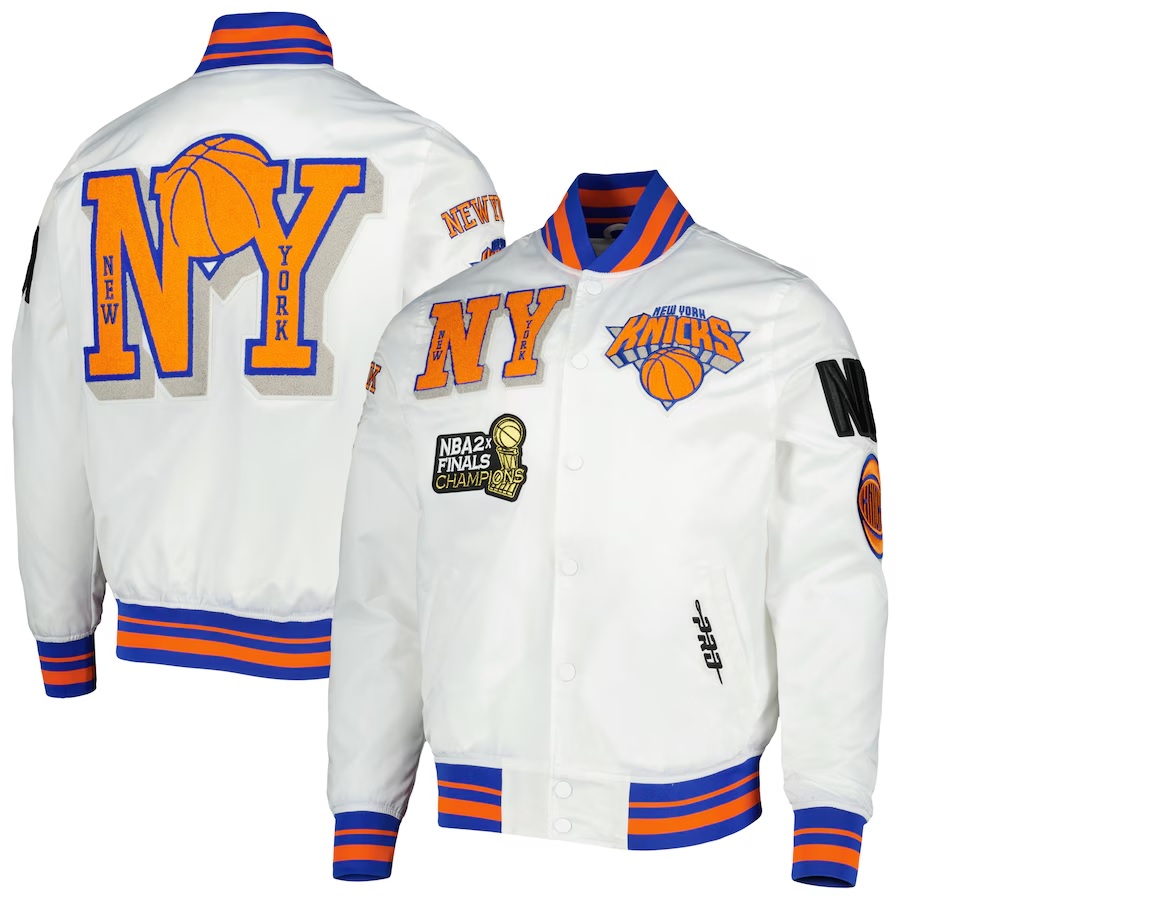 New York Knicks NBA 2X Finals Champions Jacket 3 New York Knicks NBA 2X Finals Champions Jacket