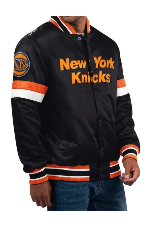 Home Game New York Knicks Black Jacket