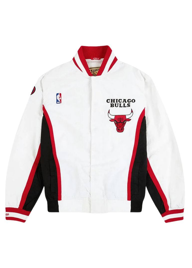 Chicago Bulls 1992-93 Warm Up Jacket 6 1992 Chicago Bulls Warm Up Full-Snap Red Jacket