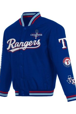 2023 Texas Rangers World Series Champions Full-Snap Jacket
