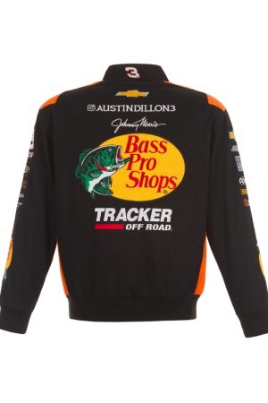 2024 Austin Dillon NASCAR Bass Pro Shops Full-Snap Jacket
