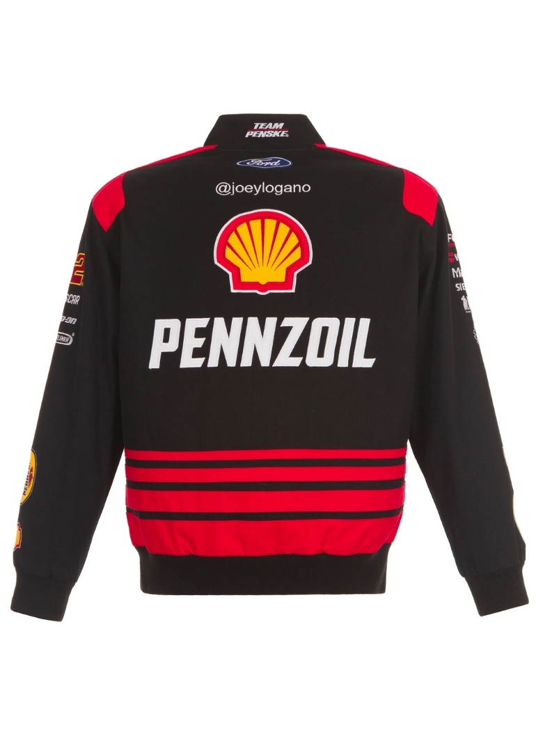 2024 Joey Logano NASCAR Pennzoil Full-Snap Jacket