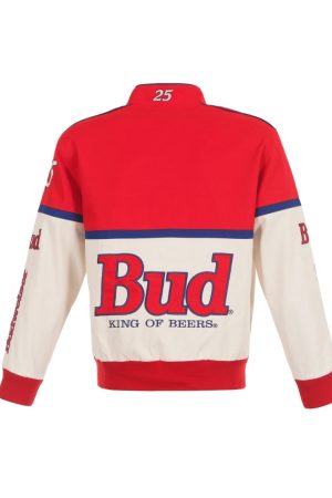 2024 Ken Schrader NASCAR Bud Full-Snap Jacket