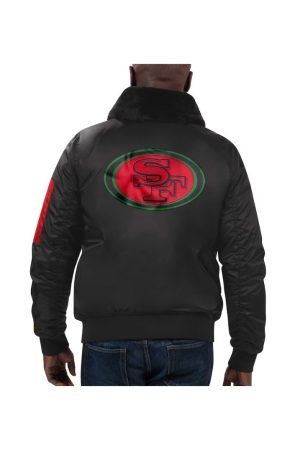 San Francisco 49ers Starter X Ty Mopkins Black Jacket
