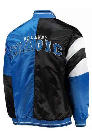 75th Anniversary Orlando Magic Leader Color Block Satin Jacket