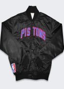 80’s Detroit Pistons Black Jacket