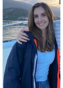 Alison Brie Spin Me Round Blue Jacket