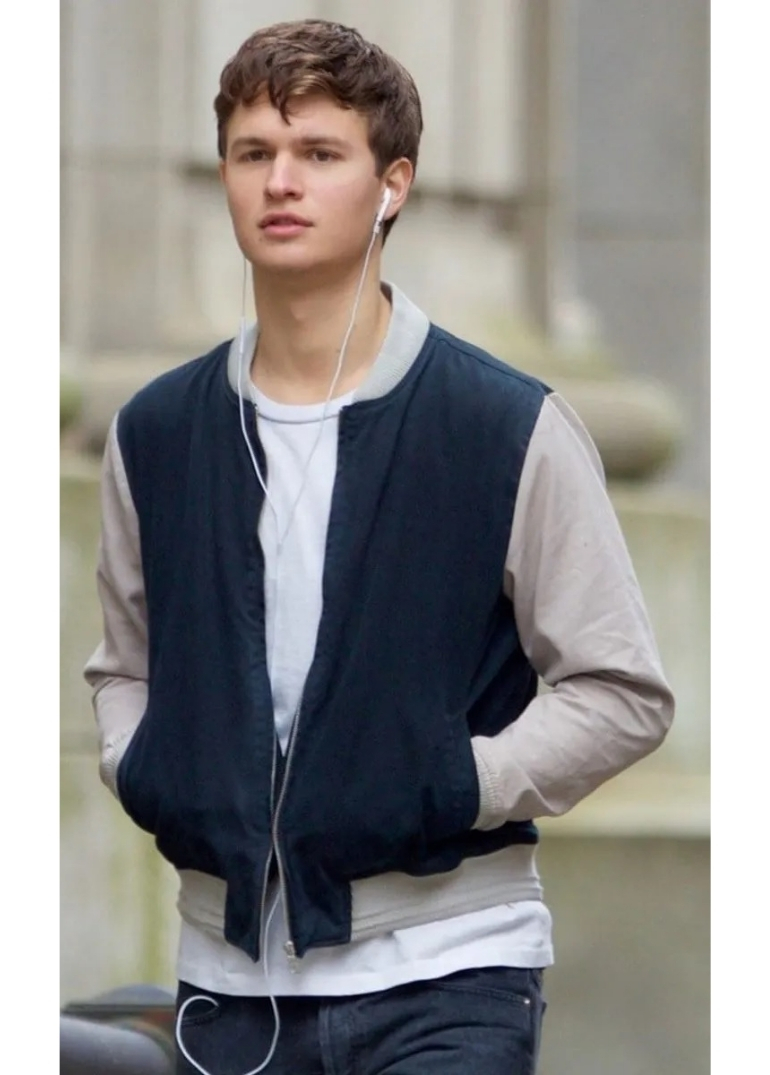 Ansel Elgort Baby Driver Bomber Jacket 3 Ansel Elgort Baby Driver Varsity Jacket