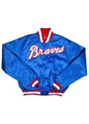 Atlanta Braves 80’s Bomber Satin Jacket