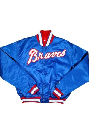 Atlanta Braves 80’s Bomber Satin Jacket