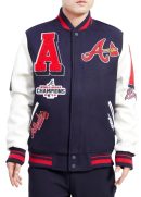 Atlanta Braves Mash Up Logo Varsity Jacket