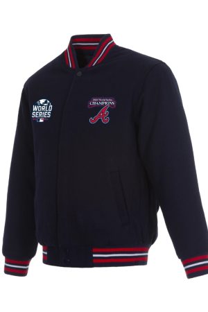 Atlanta Braves World Series Champions Full-Snap Jacket