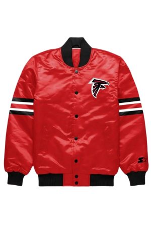 Atlanta Falcons Button Down Red Jacket