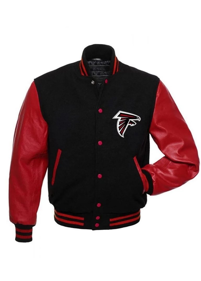 Atlanta Falcons Letterman Jacket 1 Atlanta Falcons Letterman Jacket