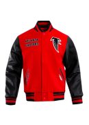 Atlanta Falcons Retro Classic Rib Wool Varsity Jacket
