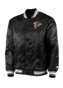 Atlanta Falcons Satin Black Starter Jacket