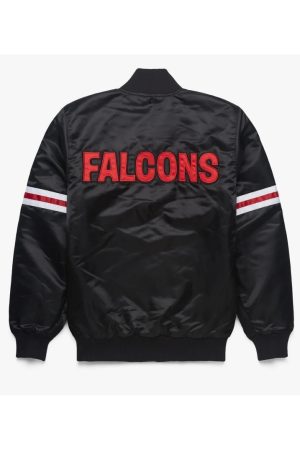 Atlanta Falcons Satin Varsity Jacket