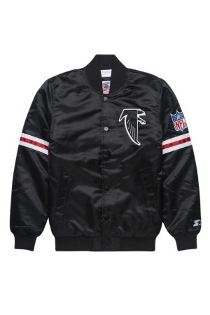 Atlanta Falcons Satin Varsity Jacket