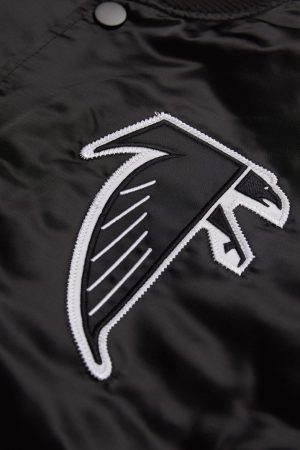 Atlanta Falcons Satin Varsity Jacket