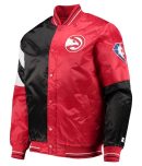 Atlanta Hawks 75th Anniversary Full-Snap Satin Jacket
