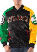 Atlanta Hawks Ty Mopkins Varsity Satin Jacket