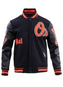 Baltimore Orioles Old English Wool Varsity Jacket