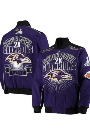 Baltimore Ravens Super Bowl Jacket