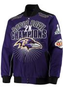 Baltimore Ravens Super Bowl 2x Champions Jacket