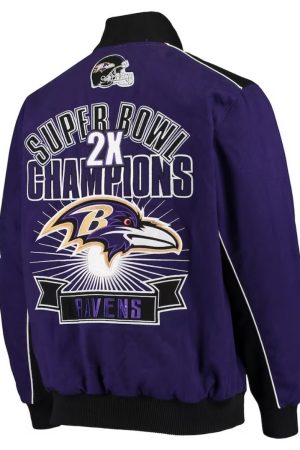 Baltimore Ravens Super Bowl Jacket