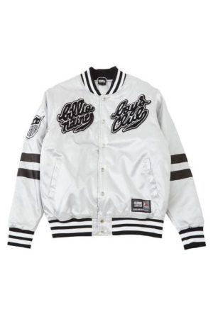 Bbc Majestic Eva Stadium Satin Varsity Jacket