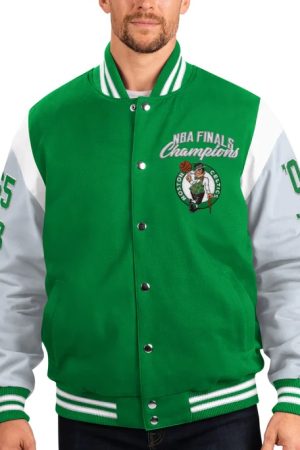Boston Celtics 17 Time Championship Varsity Jacket