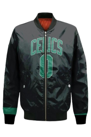 Boston Celtics Black Jayson Tatum Jacket