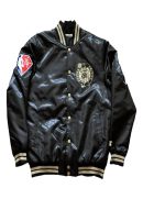 Boston Celtics Black Satin Jacket
