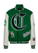 Boston Celtics Green And White Varsity Jacket