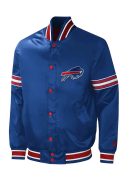 Buffalo Bills Midfield Royal Satin Jacket