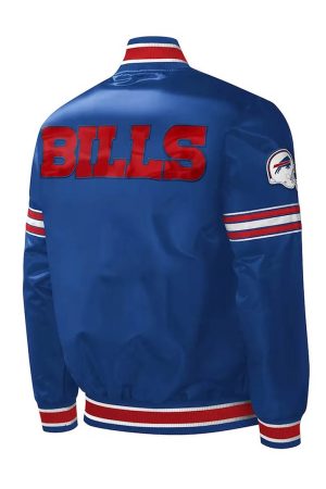 Buffalo Bills Midfield Royal Satin Jacket