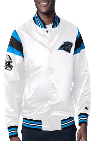 Carolina Panthers Midweight Satin Jacket