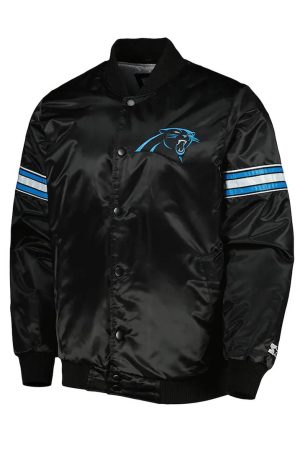 Carolina Panthers Pick and Roll Satin Jacket