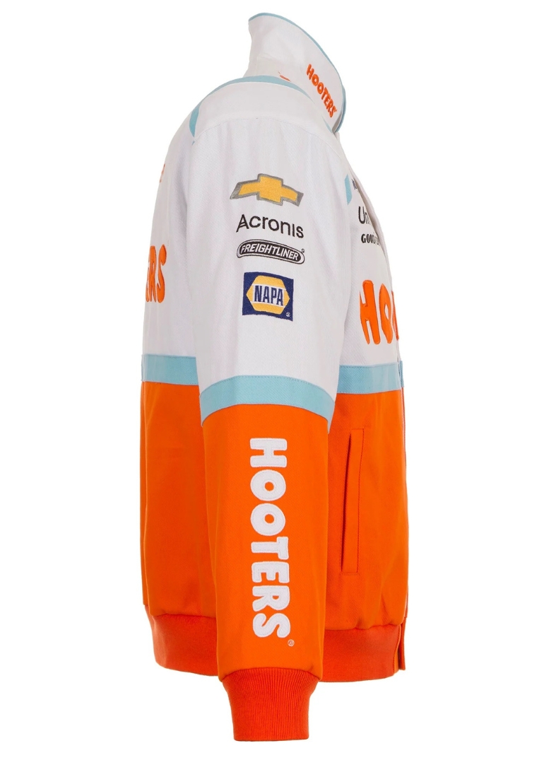 Chase Elliott Hooters Twill Full-Snap Jacket 4 Chase Elliott Hooters Twill Jacket