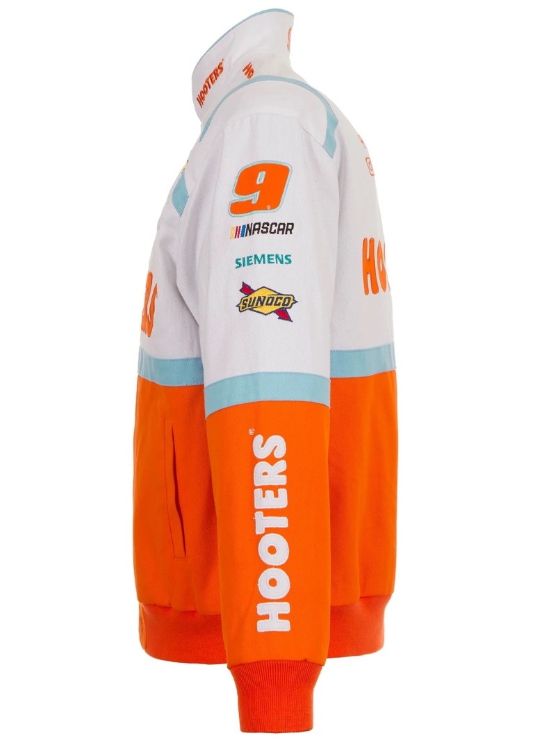 Chase Elliott Hooters Twill Full-Snap Jacket 3 Chase Elliott Twill Full-Snap Jacket