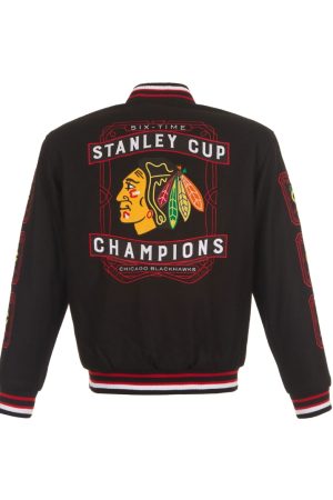 Chicago Blackhawks 17-Time NBA Finals Champions Jacket