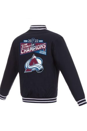 Colorado Avalanche 3-Time Stanley Cup Champions Jacket