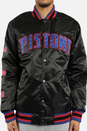 Detroit Pistons Finals Satin Jacket