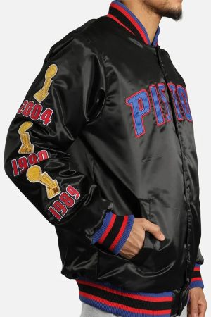 Detroit Pistons Finals Satin Jacket