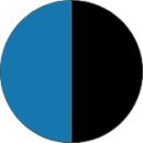 Glorious Blue + Black Color