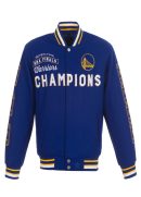 Golden State Warriors Yellow and Blue Bomber Jacket