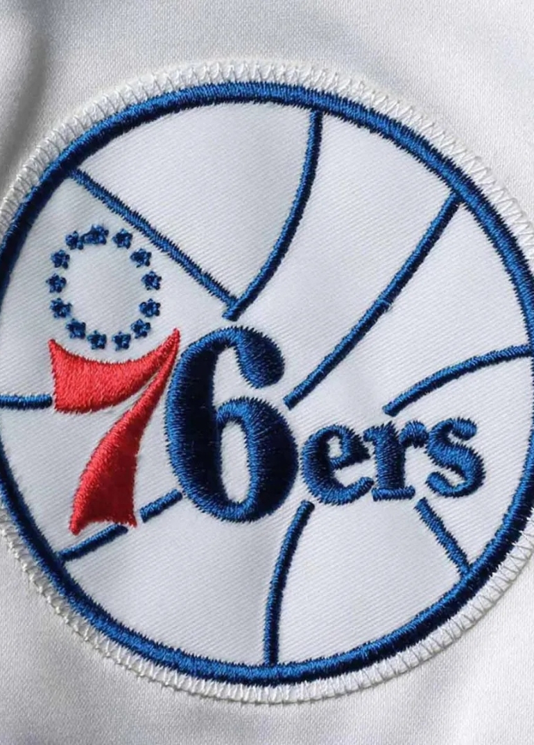 Hardwood Classics Philadelphia Satin Full-Snap Jacket