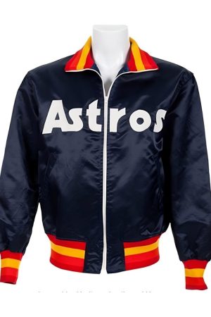 Houston Astros 1980’s Blue Satin Jacket