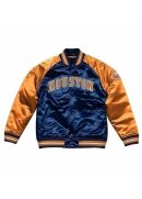 Houston Astros Blue And Orange Satin Jacket